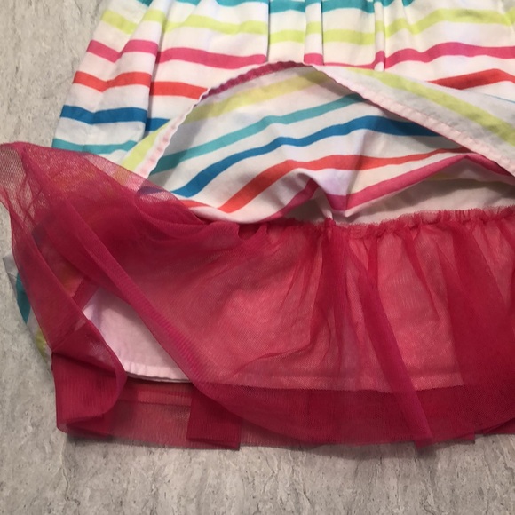 Place (4T) Rainbow 🌈 Striped Party Dress - Picture 5 of 8